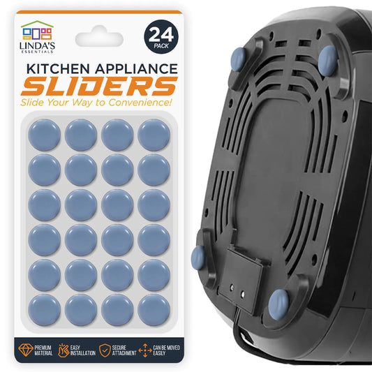 Appliance Sliders for Kitchen Appliances (24 Pack) Small Appliance Slider Kitchen Appliance Sliders for Countertop Self Adhesive Easy to Move Kitchen Adhesive Countertop Appliance Slider